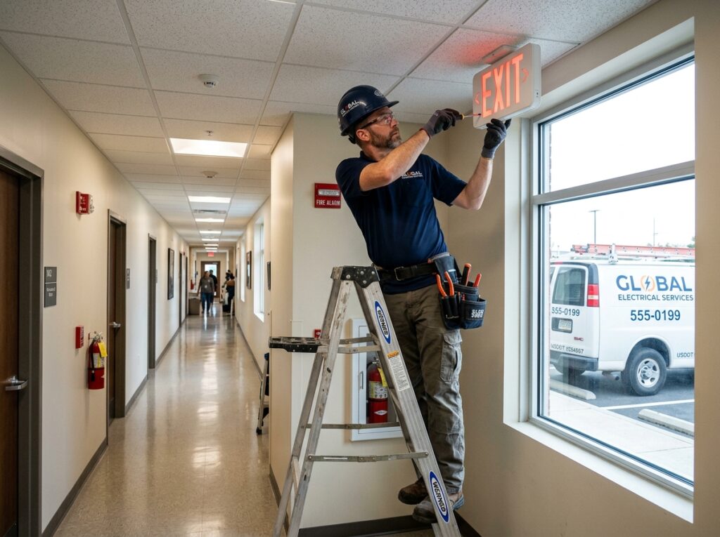 Emergency light repair