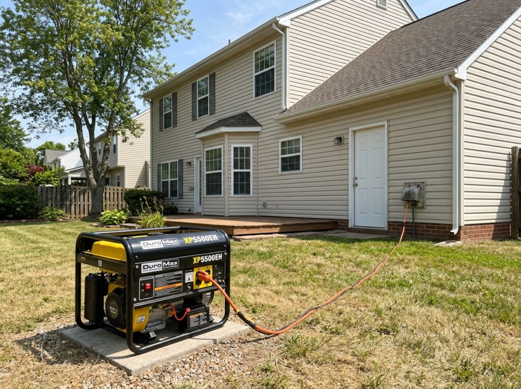 Portable generator hookup